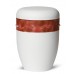 Biodegradable Cremation Ashes Funeral Urn / Casket – ANTIQUE RED, BROWN & WHITE